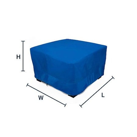 Eevelle Meridian Square Table Set Cover, Royal Blue, 98 in L x 98 in W x 25.5 in H MDTSQCL-RYL